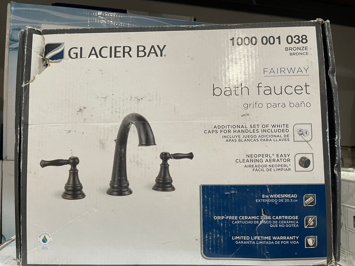 Glacier Bay Bronze bath faucet 1000 001 outlet 038