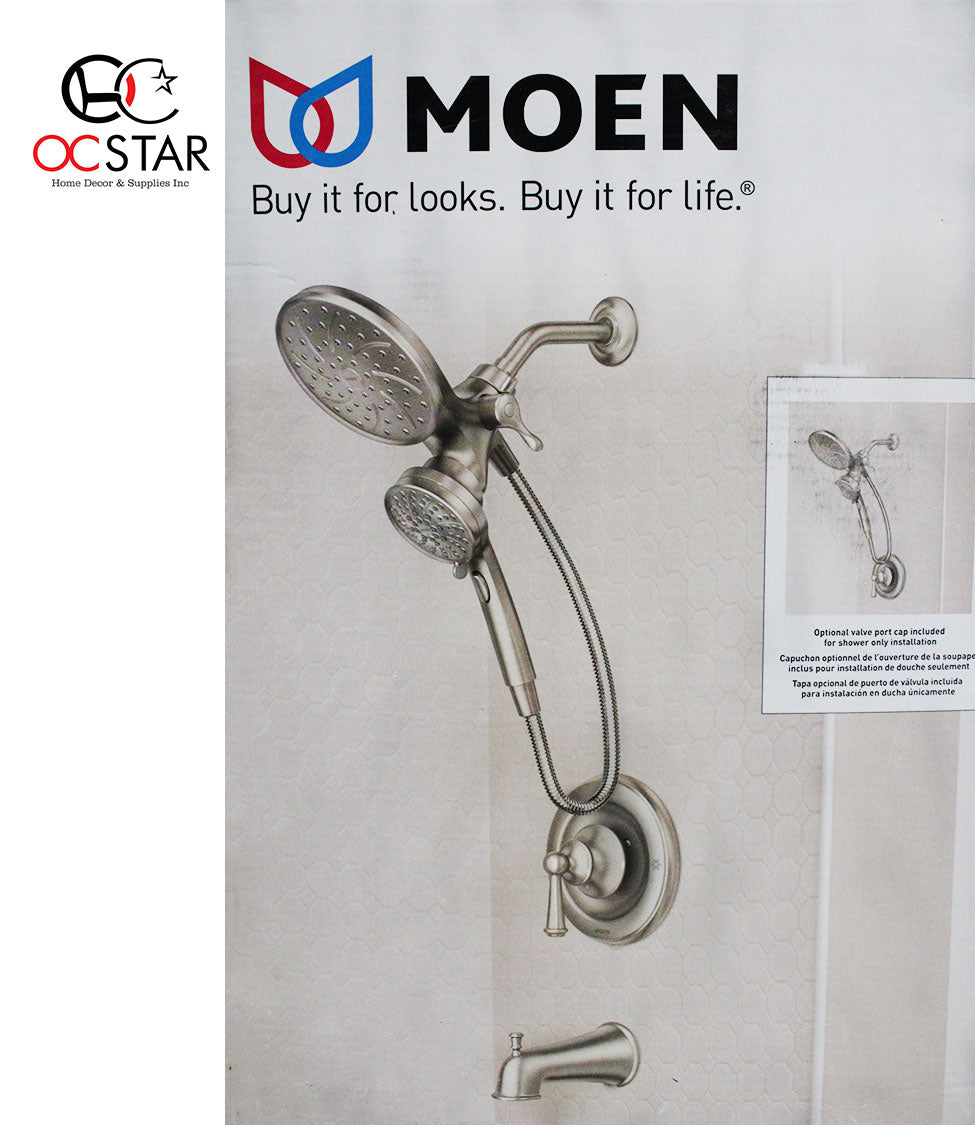 MOEN Brecklyn SingleHandle 6Spray Tub and Shower Faucet Combo (Magne